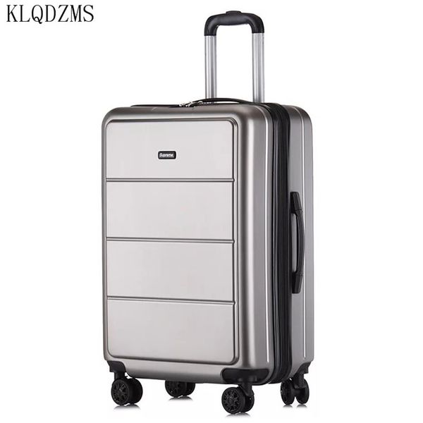 

klqdzms 20/22/24/26/28inch rolling luggage pc suitcase carry on spinner wheels business travel suitcase for women men lj201104