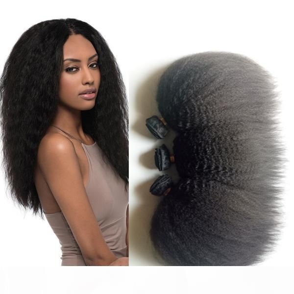 

black woman popular mongolian brazilian virgin hair 8-26inch kinky straight double weft mongolian indian remy hair extension long lifetime