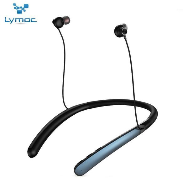 

lymoc neckband earphones wireless fone bluetooth headphones with mic handshifi stereo bass noise canceling sports headsets1