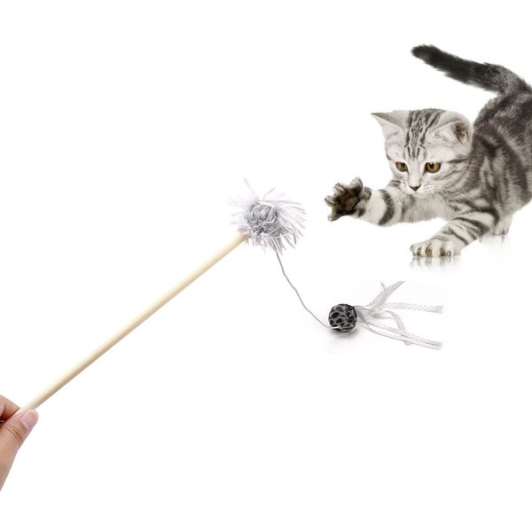 

interactive clown wand with small and interesting stick pet products cat toys