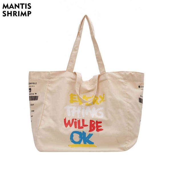 

shopping bags women for luxury tote fashion letter shoulder casual handbags large capacity girls 220307