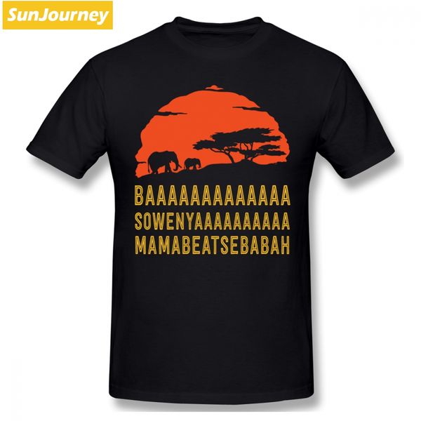 

african sunrise elephants men t shirt plus size o-neck cotton short sleeve t-shirt men sport hooded sweatshirt hoodie