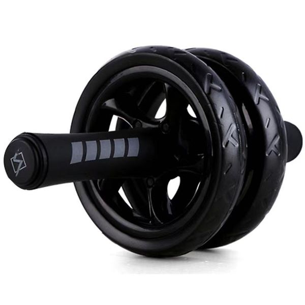 

2021 new silent two wheel exercise roller abdominal wheel fitness equipment abdominal muscle whee32l3