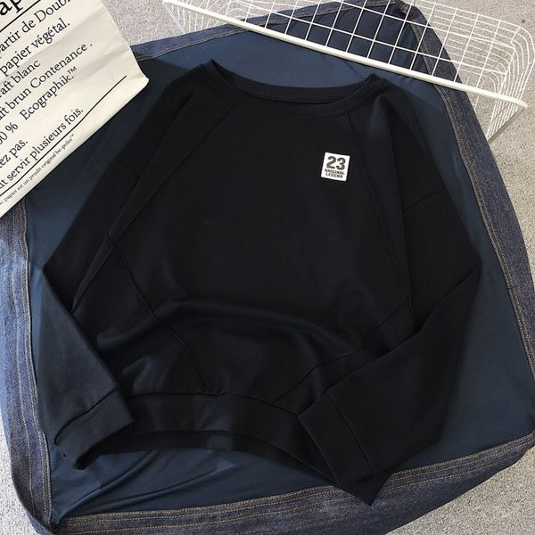 

zmesp 2020 coat clothest футболка версия новая осенние женская с длинным рукавом футболки женской одеждой корейские одеждами рыхлой ins тенд, White