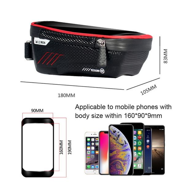 

new front beam bag bicycle mobile holders stands motorcycle phone stand holder