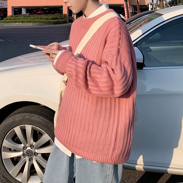 

2021 men's jersey autumn new winter colour thick cotton-padded cotton wool young clothes g7xe, White;black