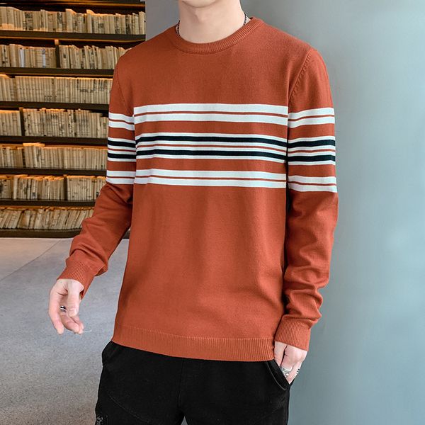 

marchwind 2020 designer pullover striped men sweater mensthin jersey knitted sweaters mens wear knitwear fashion casual clothing, White;black