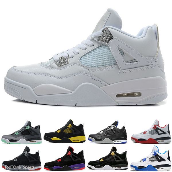 

new royal toe 1 1s black cat 4 4s bred 11 11s mens basketball shoes court purple white cement space jam sports shoe