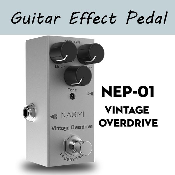 

NEP-01 Guitar Effect Pedal Vintage Overdrive Effect DC 9V True Bypass For Electric Guitar