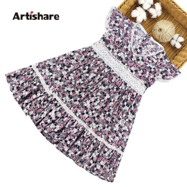 

girl's dresses dress for girls floral pattern pretty casual style girl party teenage clothes 6 8 10 12 13 141, Red;yellow