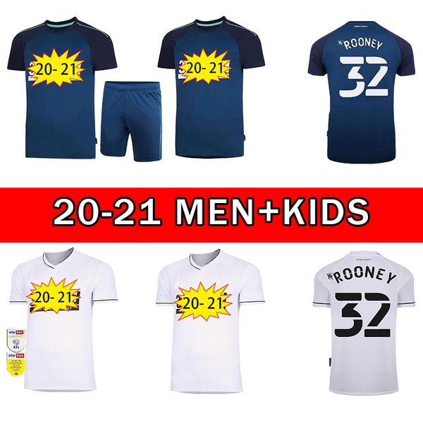 

20 21 new derby county soccer jerseys home away rooney 2020 camisetas de fútbol marriott lawrence waghorn man kids kit football shirts, Black;yellow