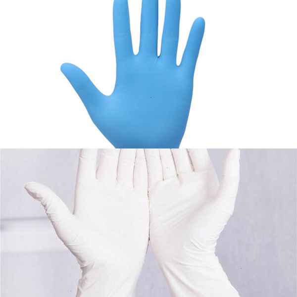 

100pcs non-slip real acid disposable durable nitrile latex and alkali laboratory rubber univers 8pv5