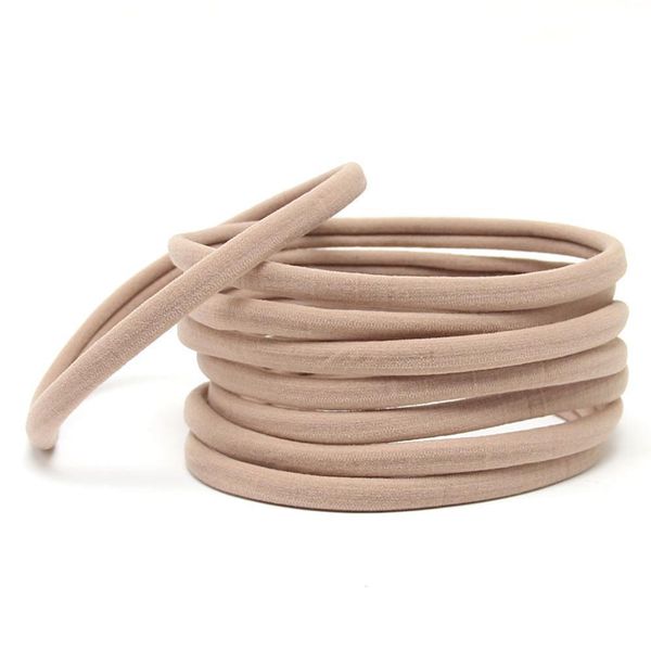 

10pc baby soft skinny nylon headbands elastic hair bands diy cute lovely solid color girls kids seamless hair accessories gifts q bbyubh