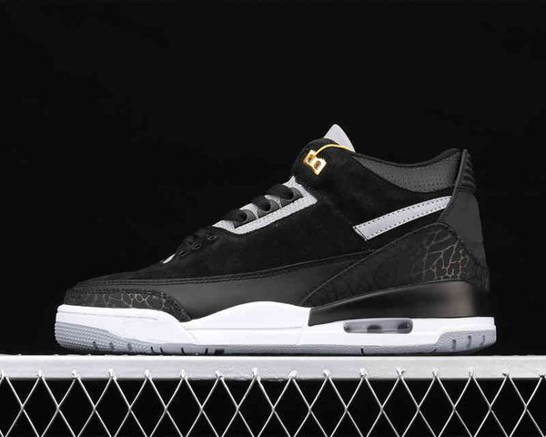 

shoes tinker jumpman 3 3s mens black white men trainers sneakers