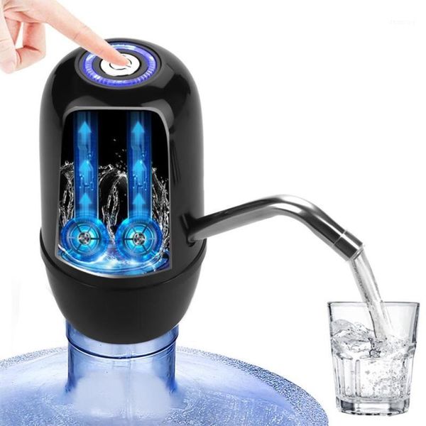 

water dispenser pump automatic double pump water bottle drinking dispenser usb charging electric home gadgets1