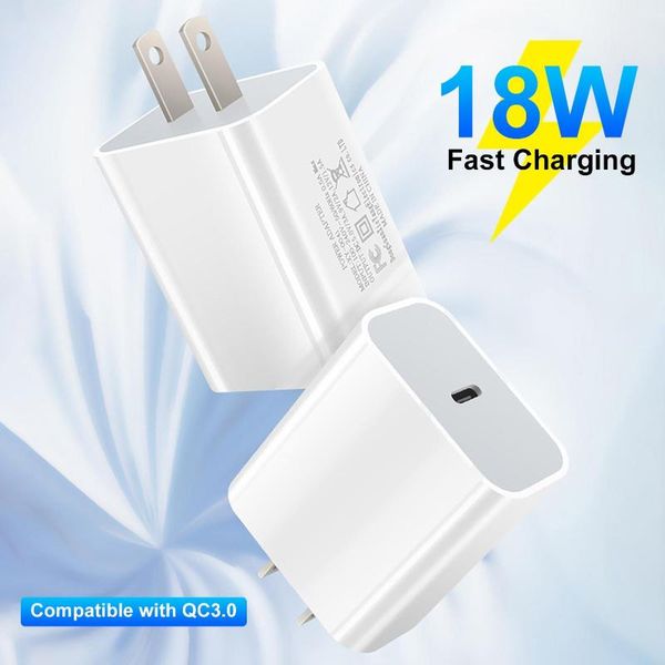 

18w qc3.0 fast charging phone quick charger adapter eu/us plug for 12 usb fast phone charger wall adapter