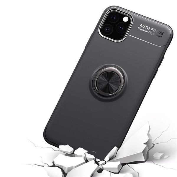 

phone case invisible magnetic bracket cover metal ring buckle anti-fall shell for iphone 12 mini 11 pro max xr iphone x 8 7 6s plus