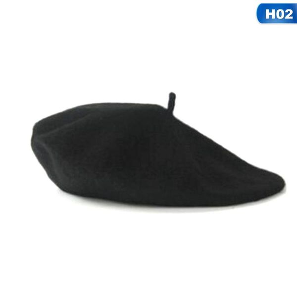 

ретро женщины stretch берет шерсть сплошной цвет flat cap британский ветер осень и зима теплая шерстяная wild hat 2020, Blue;gray