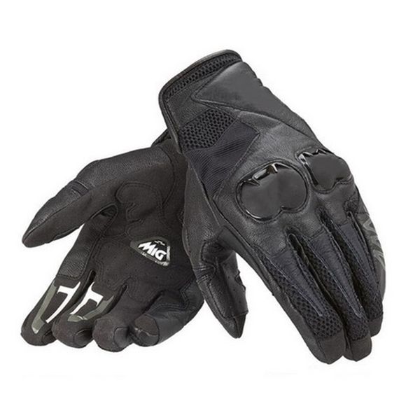 

dain mig c2 racing leather glove motorcycle atv bike riding motorbike gloves for men, Blue;gray