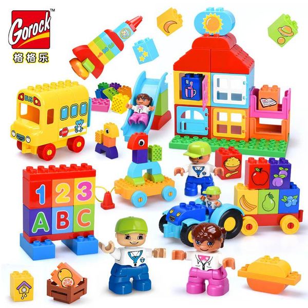 

gorock 6 style big blocks fruit and vegetable trucks large building blocks set kids diy creative baby toy yxlmnx rimmer