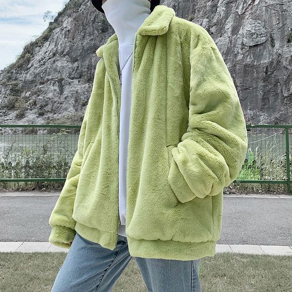 

2021 new privathinker winter new parka casual oversize men warm streetwear fashion coat woman thicken zipper harajuku parkas bkap, Black