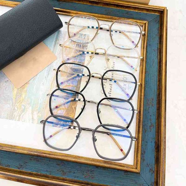 

2022 factory wholesale be family's fashion box myopia glasses frame net red same japan and south korea flat lens be1356, White;black