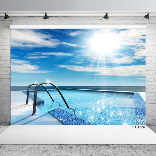 

background material swimming pool pography backdrops computer printed vinyl cloth pographic for portrait children home po studio1