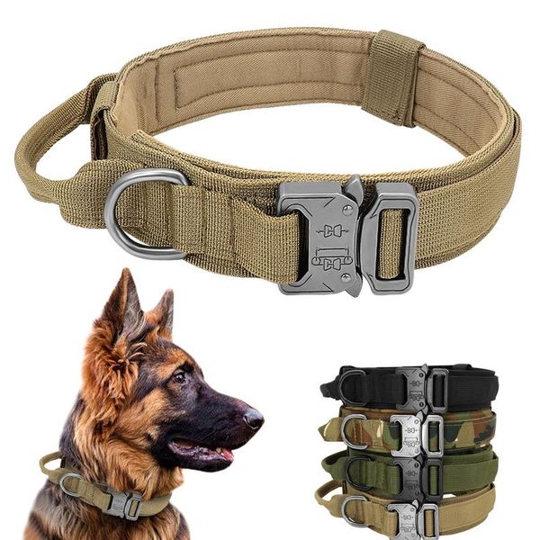 

tactical dog collar with handle durable military nylon dog collar adjustable training collar for large dogs k9 german bbyhax