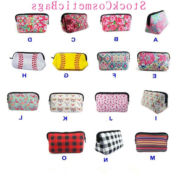 

makeup lilly floral travel case rose neoprene accessories cosmetic bag 15 style dhl