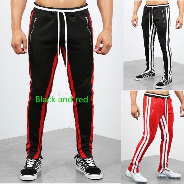 

men's pure color spring autumn fashion business casual long pants male elastic straight formal trousers plus big size 28-401, Black