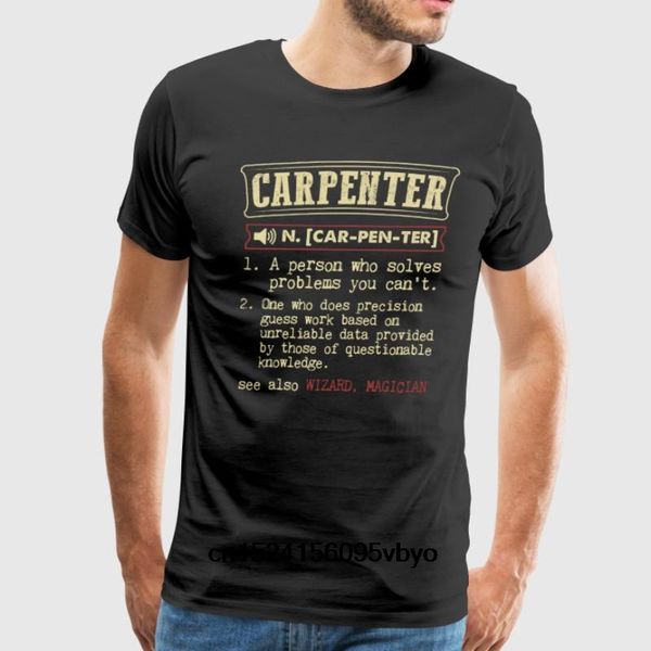 

100% cotton o-neck custom printed men t shirt carpenter badass dictionary term funny tshirt h women t-shirt sport hooded sweatshirt hoodie