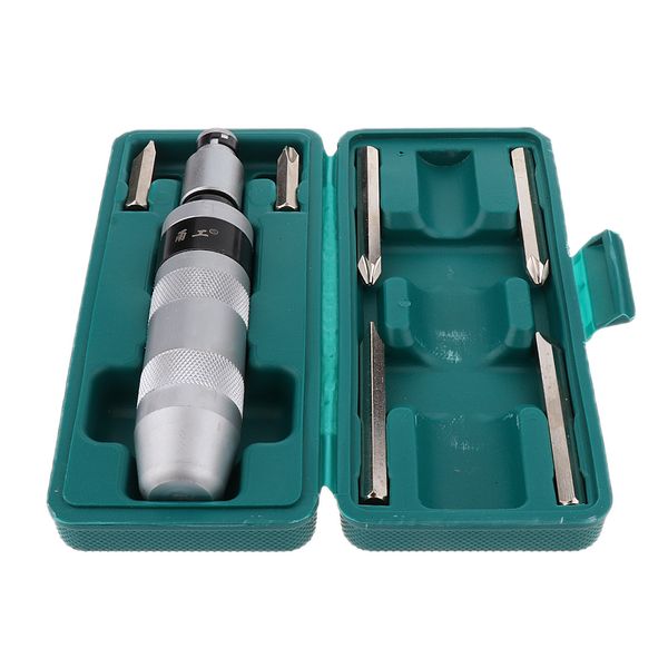 

7 pieces 1/2'' drive manual impact screwdriver phillips & slotted bits sets