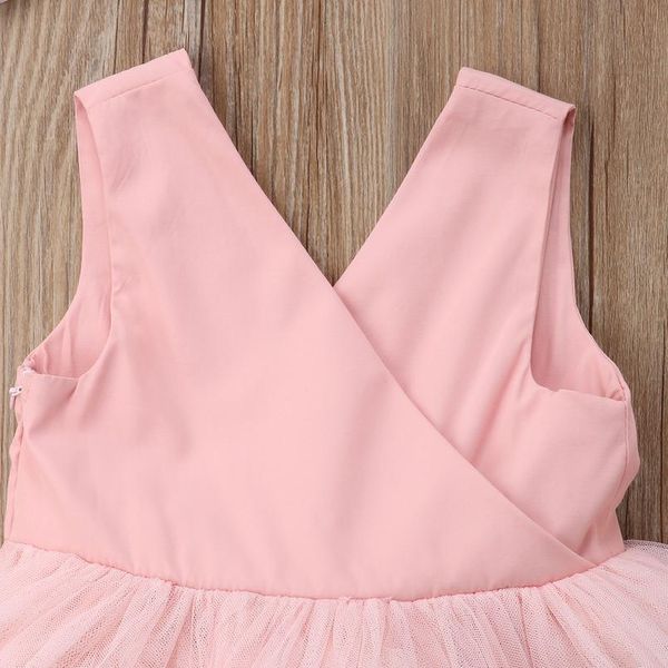 

toddler kid girls flower dress princess lace rose wedding bridesmaid tiered tutu formal party dresses girl costu jllmwe