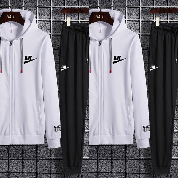 

bqxeh nine spring autumn for men's t-shirt hooded sleeve men's long fashion t-shirt printed cardigan studentswear can be printed w, Black