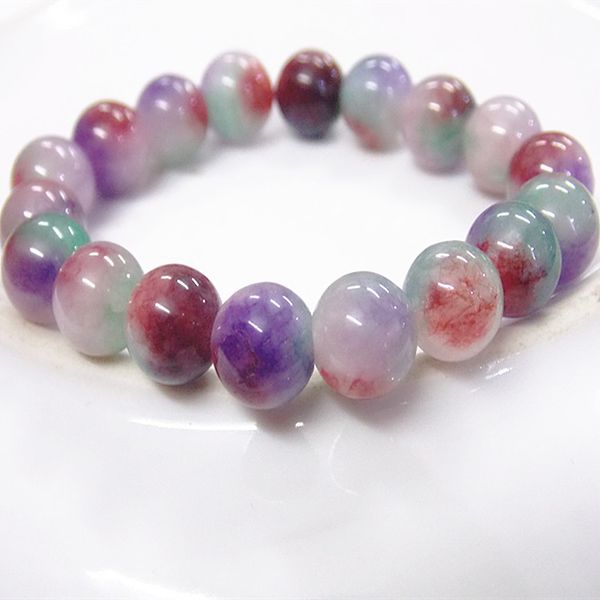 

natural crystal 10mm rock crystal mexican rainbow stone beads tibetan buddha prayer mala bracelet for woman buddhist jewelry, Black