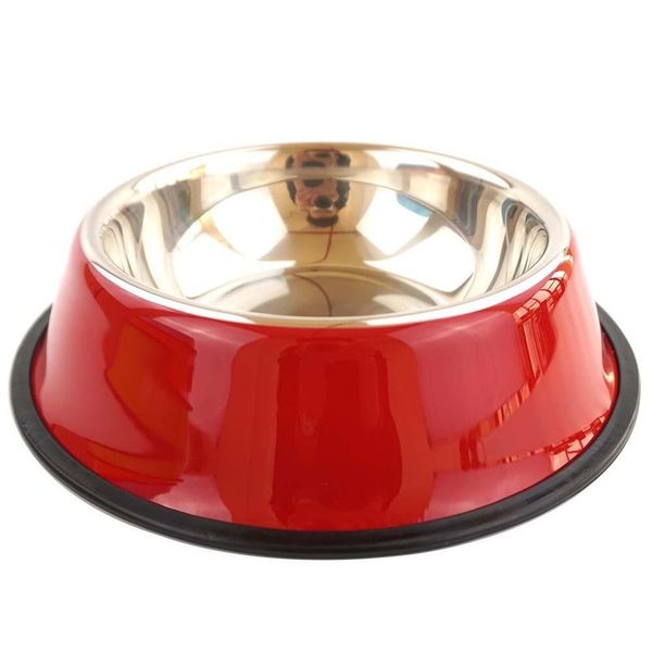 

dog bowls stainless steel puppy dog feeder feeding food water dish bowl pet dogs cat new dog bowl jlldmk allguy