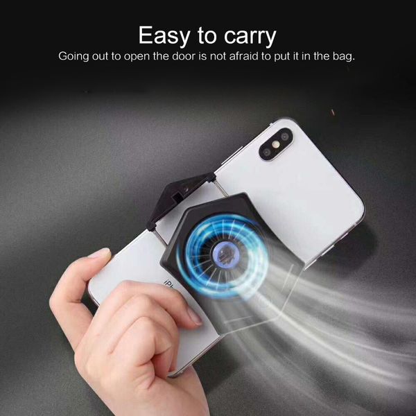 

mobile radiator gaming universal phone cooler adjustable portable fan holder heat sink for iphone samsung huawei xiaomi