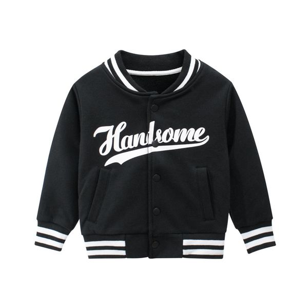 

autumn boys sweater jacket coat girls winter full sleeve children baseball uniform lj201124, Blue;gray