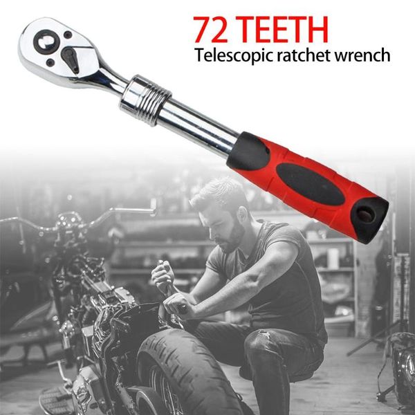 

72 teeth ratchet spanner wrench socket driver allen key wrench 1/4 3/8 1/2 socket driver flexible ratchet