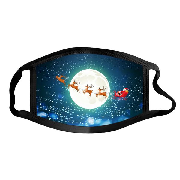 

christmas new windproof washable 1pc spitting protective print mondmasker mask for face women