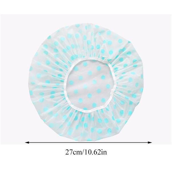

waterproof shower cap thicken elastic bath hat bathing cap for women spa bathing accessory hair salon bathroom qylxzg
