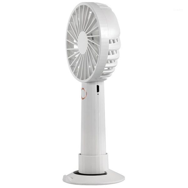 

electric fans tod-fan handheld usb rechargeable led light portable air cooling fan mini deskwhite1