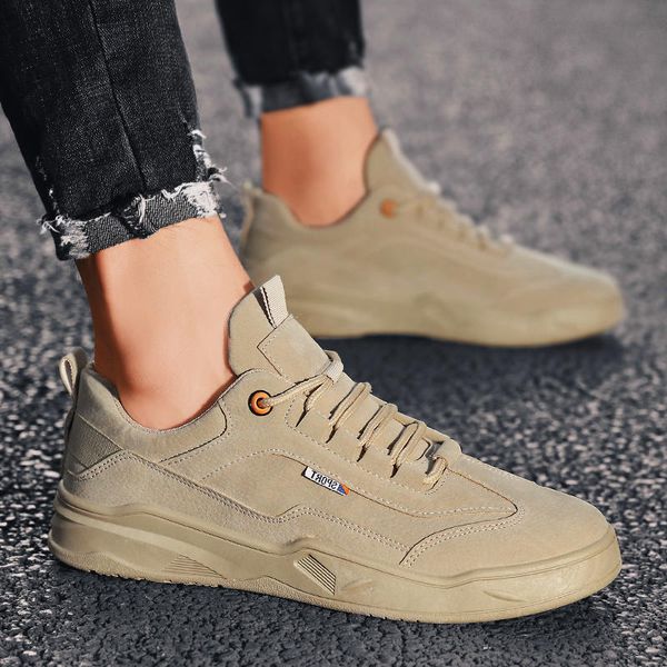 

fashion walking men sweat-absorbent breathable canvas men's casual shoes 201012, Black