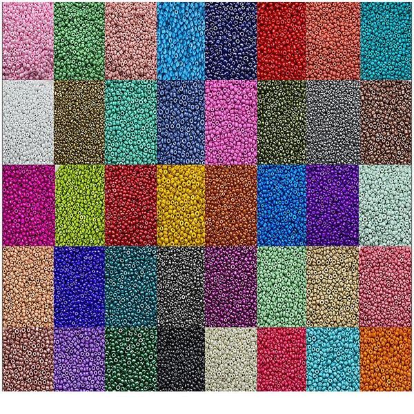 

diy translucent glass beads spacer beads seed beads / handmade bracelet necklace jewelry making, 2mm bbypnh