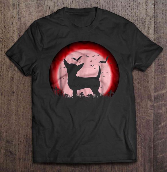 

men t shirt chihuahua in moon halloween women t-shirt sport hooded sweatshirt hoodie