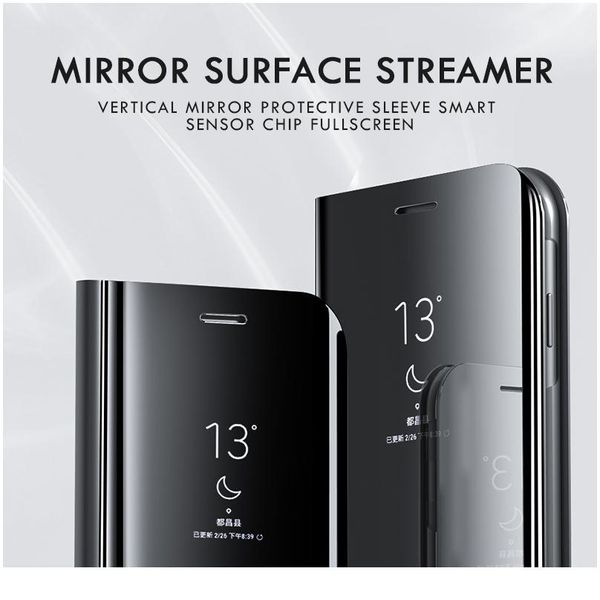 

p 40 lite hauwei case mirror smart cases for huawei hauwei huiweiy p40 lite light case phone stand cover sqcblg