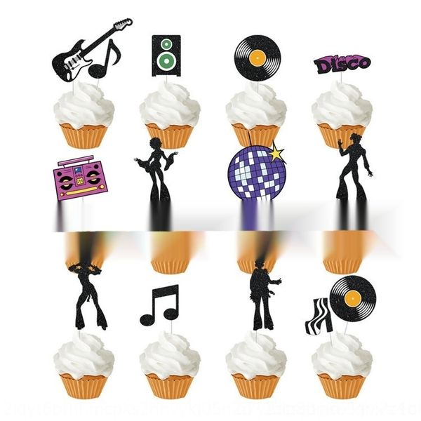 

xczlr disco baked women's party rock baking decorations disco decorations plug-in plug-in cake women's party rock theme cake baked