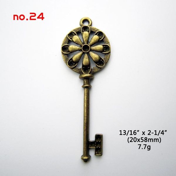 

brand new brass bronze vintage retro old look декоративная отмычка ожерелье лук стимпанк подвеска блокировка ювелирных изделия jllrix mx_hom