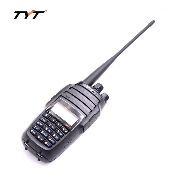 

tyt th-uv8000d ham walkie talkie 10w transmit power two way radio & 2 gain antenna u/v dual band display standby transcevier1