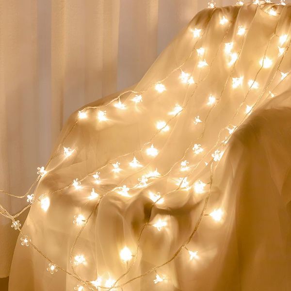 

2м 20leds cherry blossom цветок шнура сид свет сказочные огни крытый открытый свадьба домашнее украшение usb батареи powered jllphq